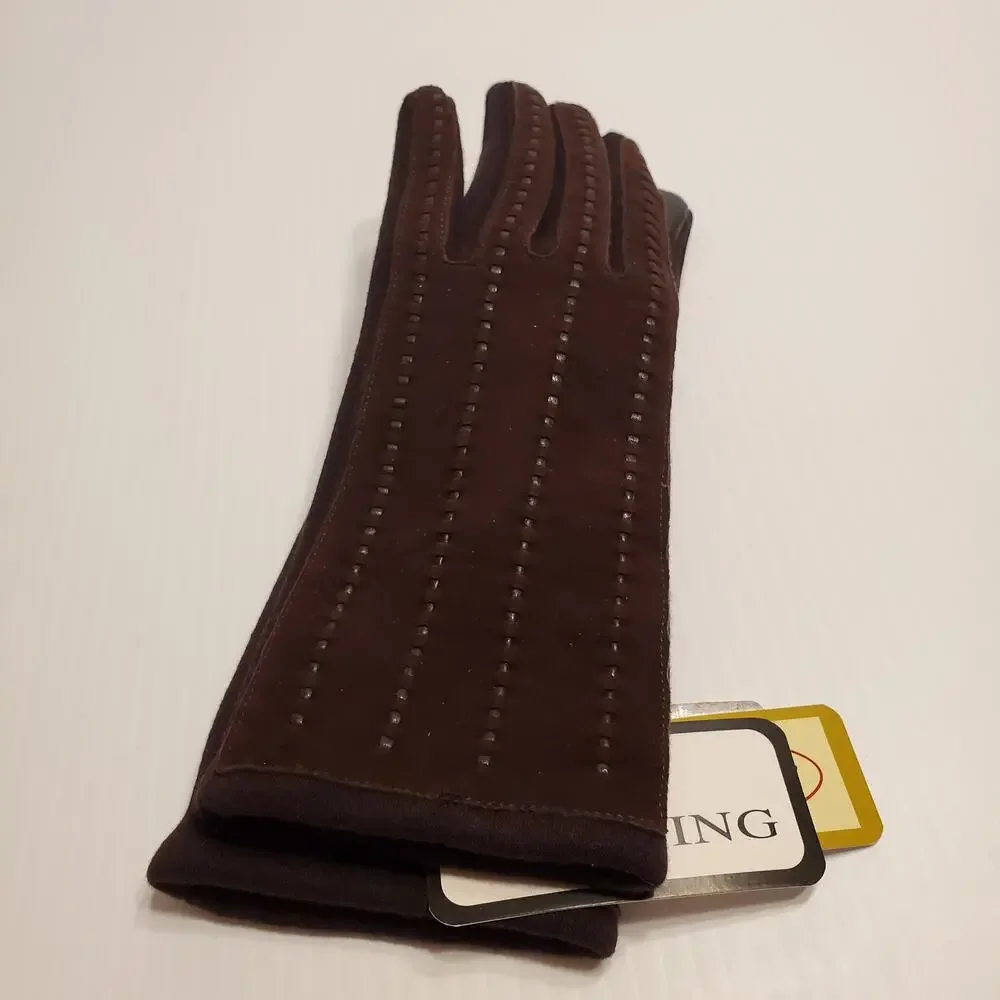 Jeanne Simmons Texting Therapy Woven Striped Gloves New with tags.
